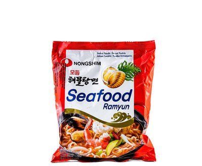 Локшина швидкого приготування з морепродуктами Seafood Ramyun NONGSHIM 125 г  10969 фото