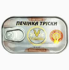 Печінка Тріски вищий гатунок VALMIS 120г 585985 фото