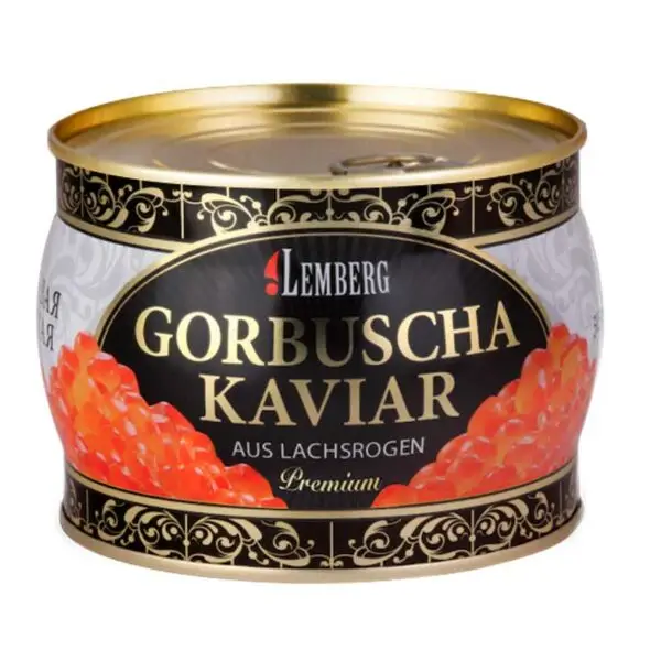 Купить Икра горбуши красная Lemberg Gorbuscha Kaviar 500г 078236 в интернет магазине FishDay