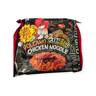 Лапша быстрого приготовления Вулкано с курицей (очень острая) Volcano Chicken Noodle PALDO 140 г 10965 фото