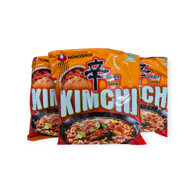 Локшина швидкого приготування з Кімчі Shin KIMCHI Ramyun NONGSHIM 120 г  11021 фото