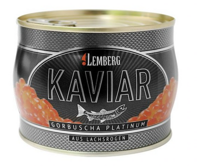 Ікра червона горбуша Lemberg Gorbuscha Platinum 500 г 0782436 фото