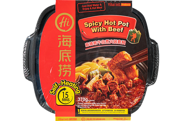 Лапша быстрого приготовления Spicy Beef Triple Hot Pot HAIDILAO 380 г 12794 фото