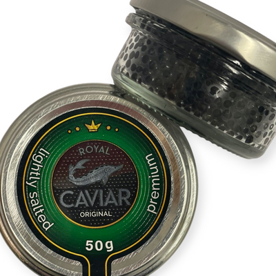 Икра черная осетровых пород рыб Royal Caviar50г 10171 фото