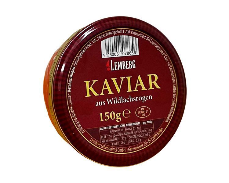 Ікра червона кета Lemberg Keta 150г 078656 фото