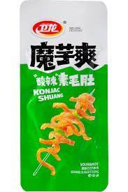 Конжак снек Konjac Shuang Sour & Hot WEILONG 18 г 13702 фото