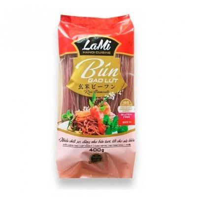 Лапша из коричневого риса LAMI 400г 53473 фото