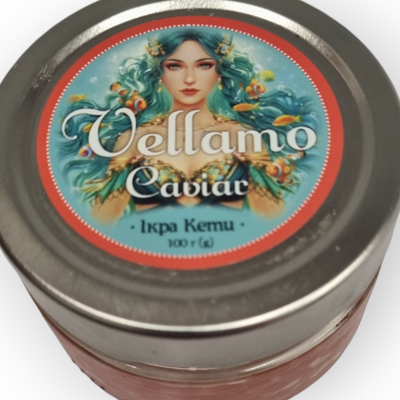 Икра красная кеты Vellamo 100г  000024 фото