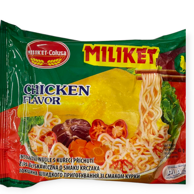 Лапша  Б\П со вкусом курицы 65г MILIKET 100201 фото