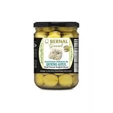 Оливки фаршированные сыром с голубой плесенью Bernal Gourmet Aceitunas Rellenas de Queso Azul, 436 г 428391 фото