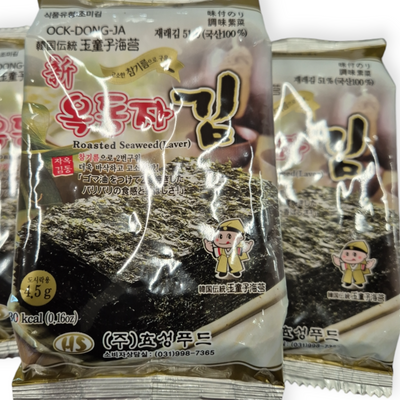 Норі снек васабі Seaweed Snack Wasabi OCK-DONG-JA 4,5 г  842327 фото
